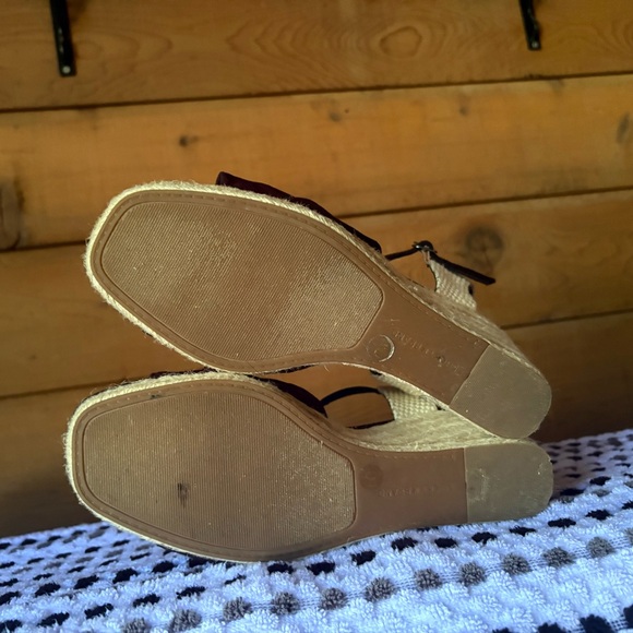 Lucky Brand Women’s Black Espadrille Wedges - Size 8 1/2 - Picture 9 of 11